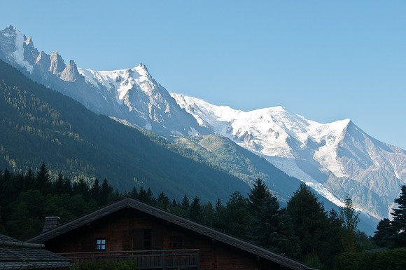 Aiguille du Midi et Mont-Blanc